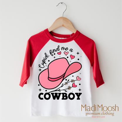 Cupid Find Me A Cowboy Valentine's Shirt - Valentine Tee
