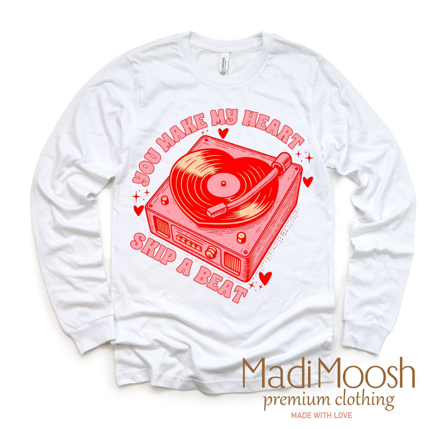 You Make My Heart Skip A Beat Retro Valentine's Day Shirt - Valentine Tee