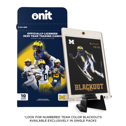 University of Michigan Football 2025 Trading Cards - Single Pack