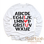 ABC I Love You Valentine's Day Shirt - Alphabet Valentine Tee
