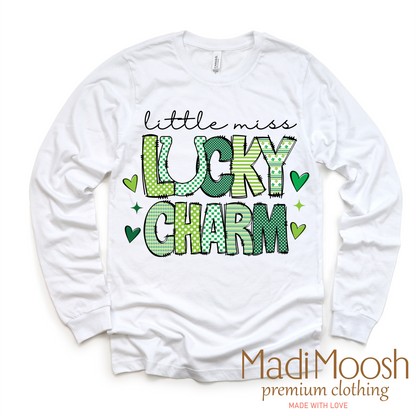 Lucky Charm St. Patrick's Day  Shirt - Kids St Patrick's Day Tee