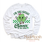I'm The Cutest Clover In The Patch St. Patrick's Day Shirt - Kids St. Patrick's Day Tee