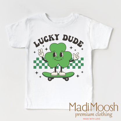 Lucky Dude St. Patrick's Day Shirt - Kids St. Patrick's Day Tee