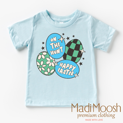 On The Hunt Happy Easter Shirt - Eater Egg Hunting Tee