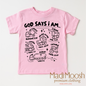 God Says I Am Construction Shirt - Christian Shirt
