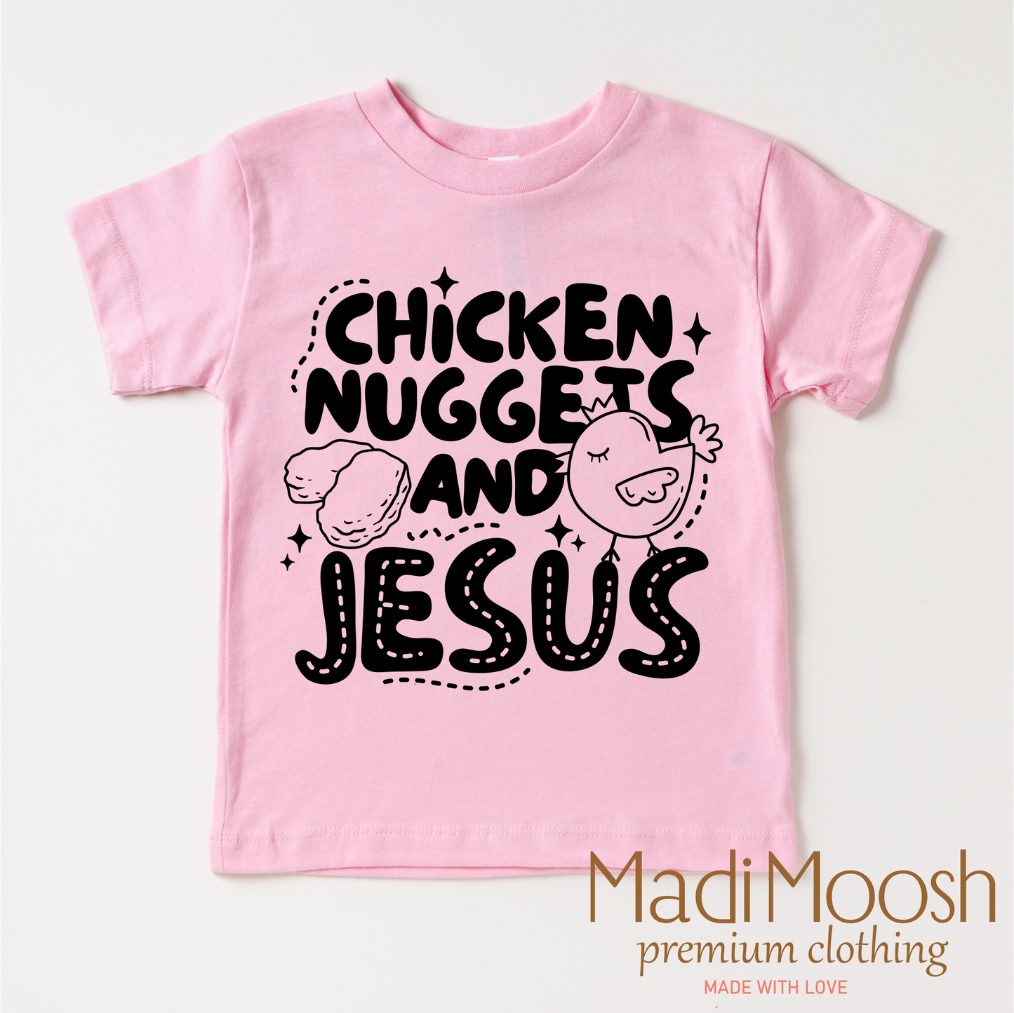 Chicken Nuggets And Jesus Shirt - Christian Shirt