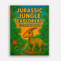 Jurassic Jungle Explorers Coloring Pages – 48 Pages – Detailed, Dynamic, Prehistoric Adventures – For Adults and Teens