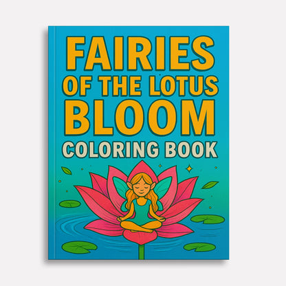 Fairies of the Lotus Bloom – Coloring Pages – 48 Magical Flower Scenes – For Kids and Adults