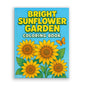 Bright Sunflower Garden Coloring Pages – 48 Cheerful Designs for Adults