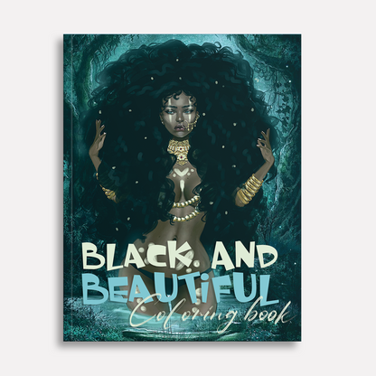 Black and Beautiful Coloring Pages – 48 Empowering Designs for Adults