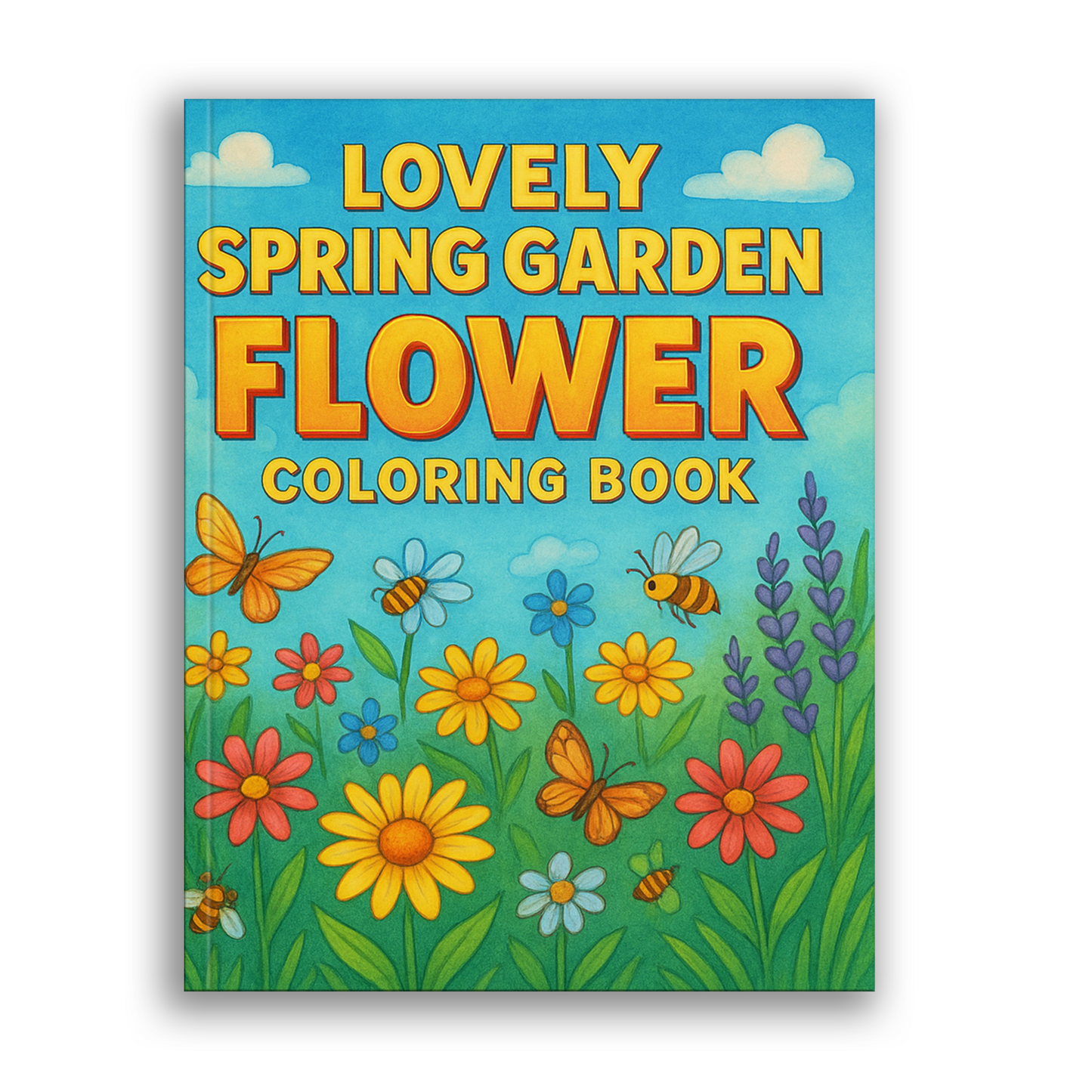 Lovely Spring Garden Flower Coloring Pages – 48 Relaxing Floral Designs for kids
