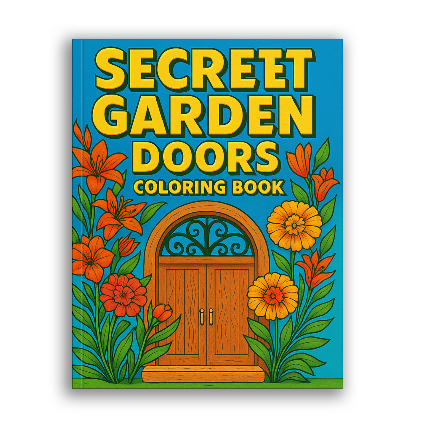 Secret Garden Doors Coloring Pages for Kids – 48 Magical Door Scenes