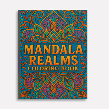 Mandala Realms Coloring Pages – 48 Unique Botanical, Marine, and Lace-Inspired Designs for Adults