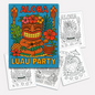 Aloha Tiki Party Coloring Pages for Kids – 48 Fun Island Designs