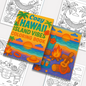Cozy Hawaii Island Vibes Coloring Pages – 48 Pages – Chill, Zen, Beach Aesthetic – For Adults