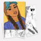 Beautiful Brown Girls Coloring Pages – 48 Elegant Designs for Adults
