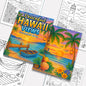 Peaceful Hawaii Views – Hawaii Coloring Pages – 48 Pages – Calming, Scenic, Island Moments – For Adults