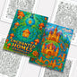 Enchanted Homes Mandalas Coloring Pages – 48 Fantasy Village Designs for Adults