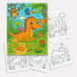 Jungle Dino Adventures Coloring Pages – 48 Pages – Fun, Wild, Prehistoric Jungle Scenes – For Kids