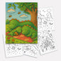 Dino Family Picnic Coloring Pages – 48 Pages – Fun, Cozy, Prehistoric Adventures – For Kids