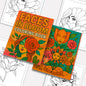 Faces in Bloom – Coloring Pages – 48 Surreal Floral Portraits – For Kids And Adults