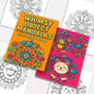 Whimsy Object Mandalas – Mandala Coloring Pages – 48 Pages – Donuts, Teacups, Cats & Cute Surprises – For All Ages