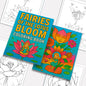 Fairies of the Lotus Bloom – Coloring Pages – 48 Magical Flower Scenes – For Kids and Adults