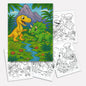 Dino Volcano World Coloring Pages for Kids – 48 Action-Packed Designs