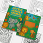 Joyful Jungle Animals Coloring Pages for Kids – 48 Fun & Easy Designs