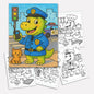Dino Jobs Adventure Coloring Pages – 48 Pages – Funny, Imaginative, Career-Themed Scenes – For Kids