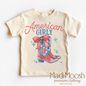 American Girly Shirt - July 4th - America Cowgirl
