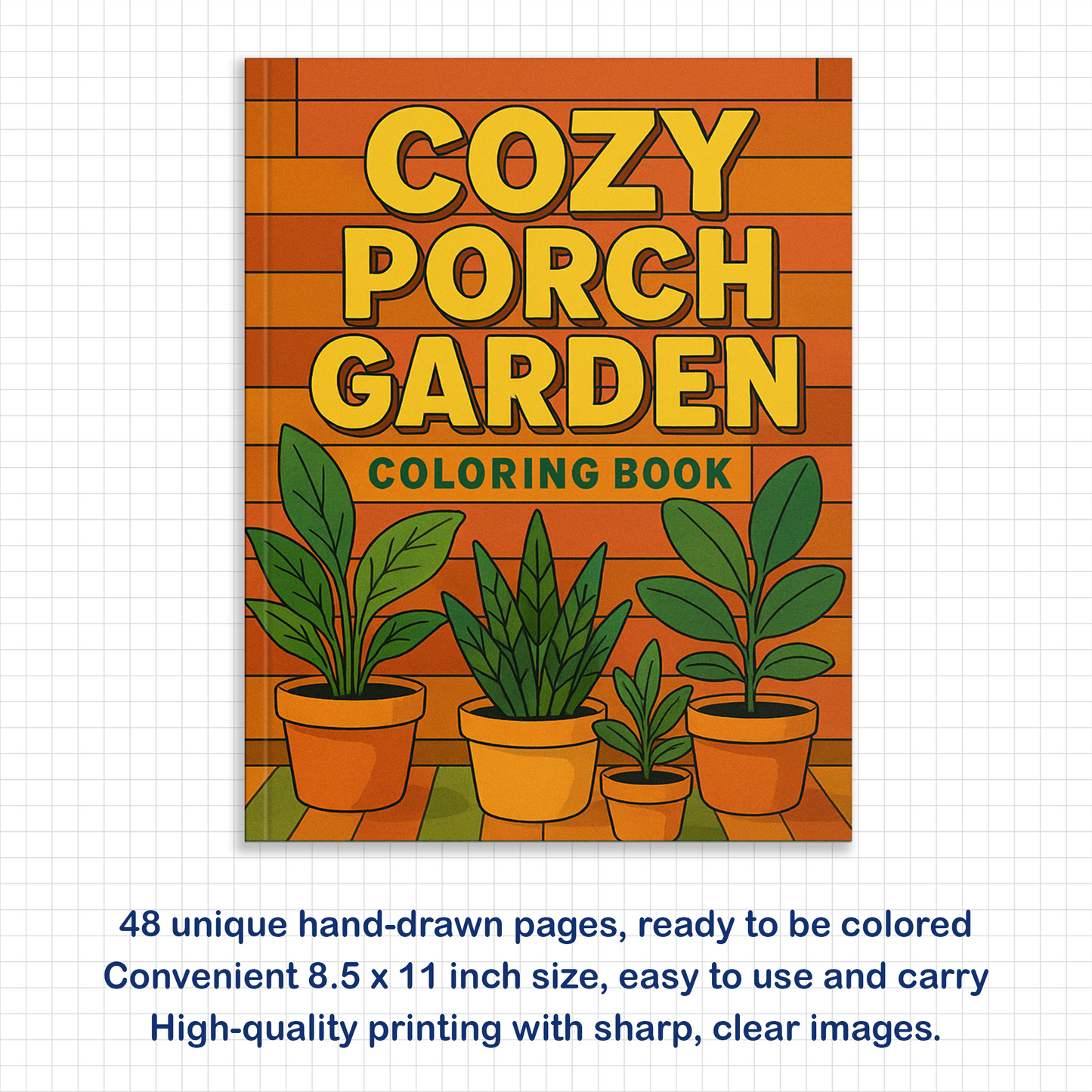 Cozy Porch Garden Coloring Pages for Kids – 48 Fun and Easy Nature Scenes