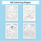 Jurassic Park Adventures – Dinosaur Coloring Pages – 48 Pages – Exciting, Wild, Prehistoric Fun – For Kids