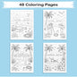 Hawaii Sunrise Moments Coloring Pages – 48 Peaceful Beach Scenes for Adults