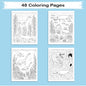 Underwater Dino Explorers – Dinosaur Coloring Pages – 48 Pages – Whimsical, Creative, Deep Sea Dinos – For All Ages