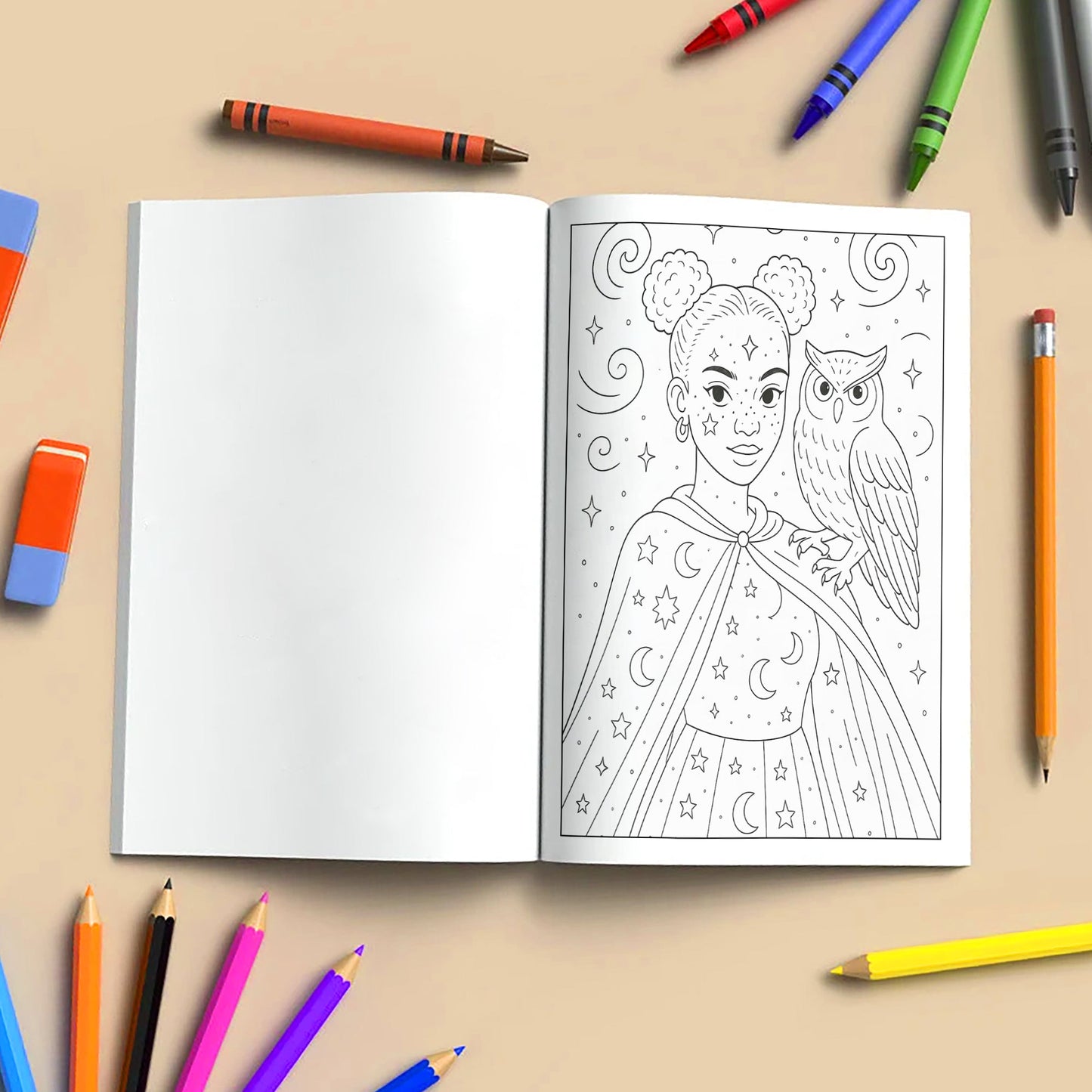 Afrofuturistic Queens Coloring Pages – 48 Pages – Futuristic, Powerful, Black Girl Magic – For Adults