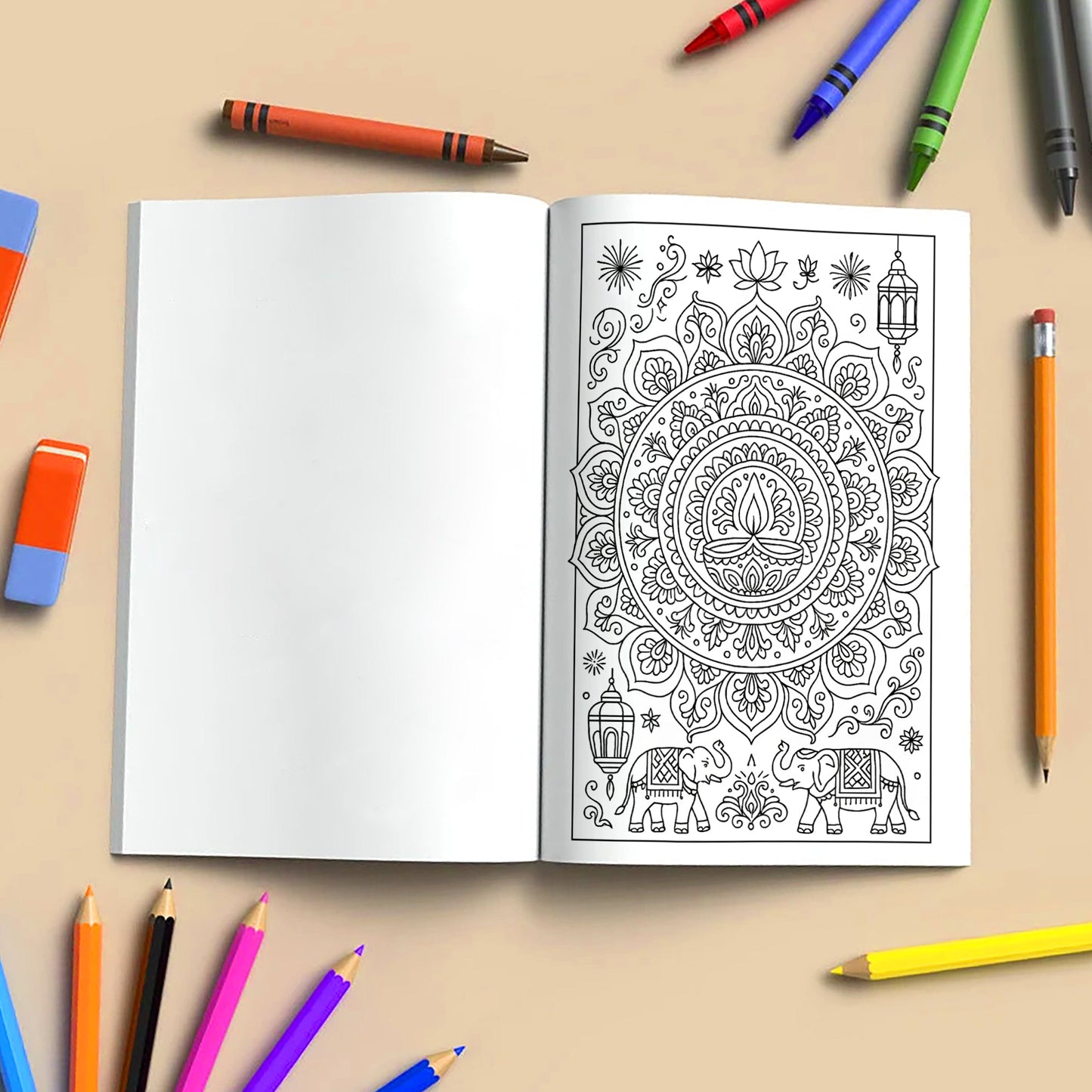 Cultural Mandala Journeys Coloring Pages – 48 Festive and Symbolic Designs for Adults