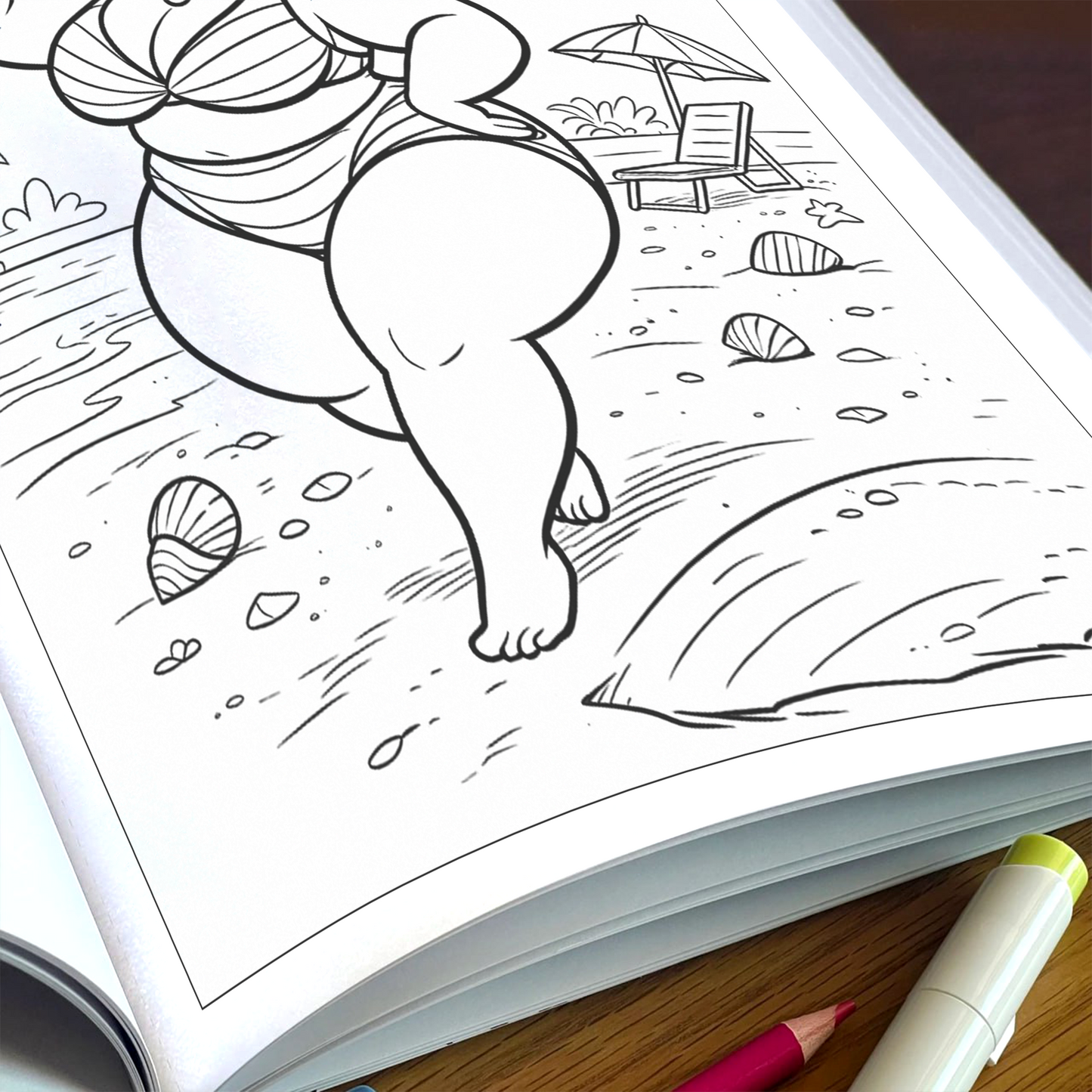 Afro Cuties at Their Best Coloring Pages – 48 Pages – Cute, Empowering, Everyday Joy – For Adults