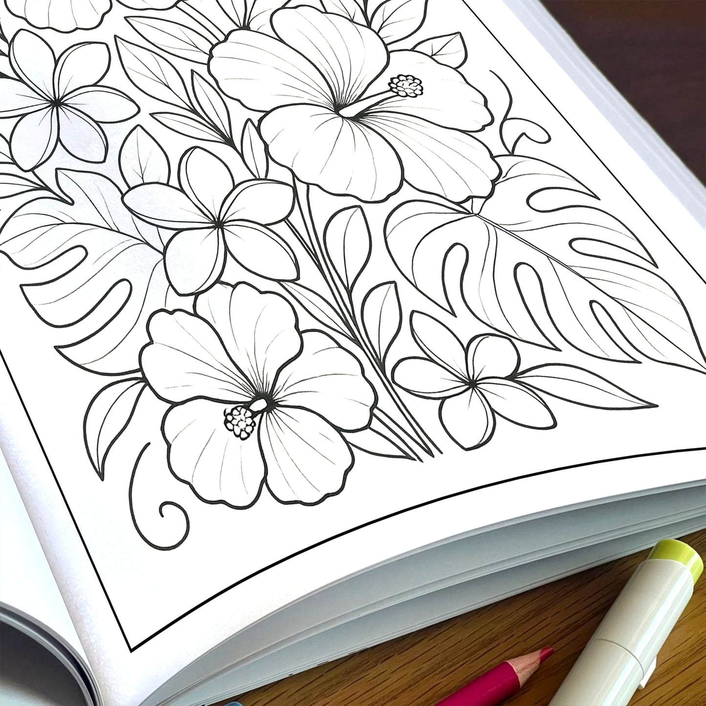 Sunshine Garden Flowers Coloring Pages – 48 Cheerful Floral Designs