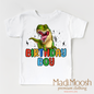 Dinosaur Birthday Boy Shirt - T-Rex Birthday