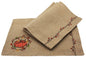 ML16351 Rustic Pumpkin Wreath Placemats, Set of 4