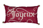 ML17125 Joyeux Christmas Pillow, 8"x14"