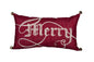ML17126 Merry Christmas Pillow, 8"x14"