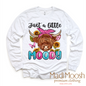 Just A Little Moody Highland Cow Shirt - Farm Tee
