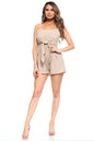 Women's Front Tie Tank Romper with Open back | Apparel | Kitchen + Metal