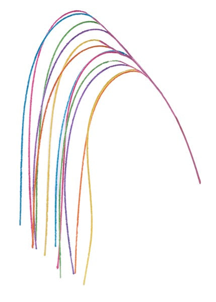 49"L GLITTER BEAD HANGING SPRAY YLW/LAV/GRN/ORG/PNK/BLUE