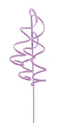20"L IRID CURLY RIBBON HANGING SPRAY LAVENDER
