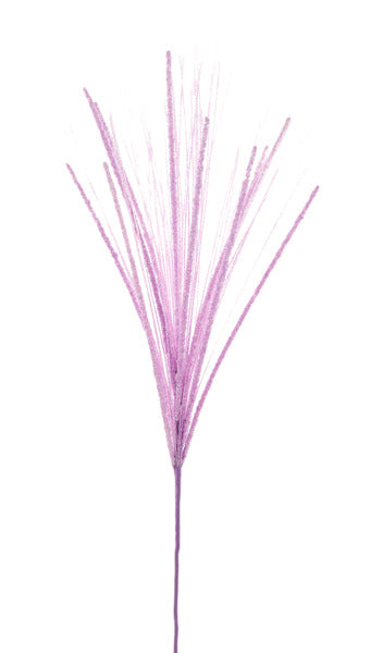 29"L GLITTER BEAD SPIKE SPRAY LAVENDER