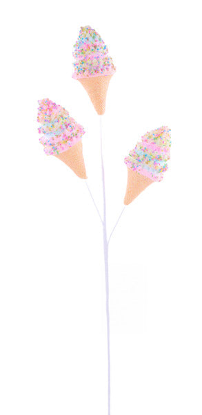 GLITTER ICE CREAM CONE SPRAY MULTI