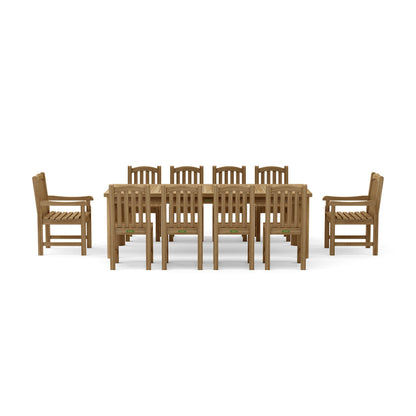 11-Pc Chelsea Rectangular Dining Table Set